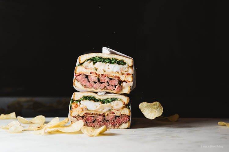 The Millionaire: Sous Vide Surf and Turf Sandwich