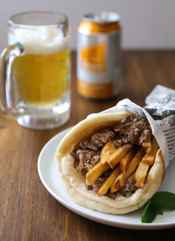 Spiced-Lamb-Gyros-with-Frites-and-Mint-Aioli