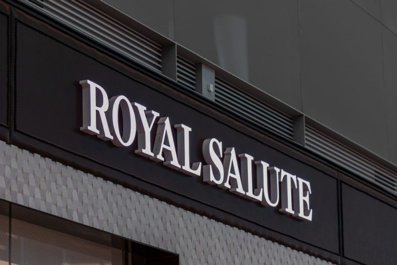 Store Front for Royal Salute