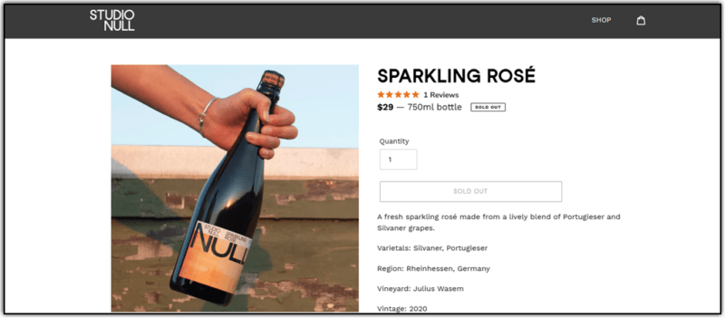 Studio Null Sparkling Rosé