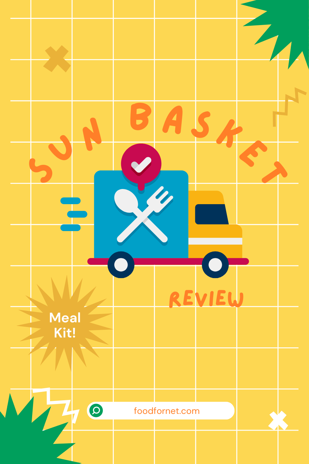 meal kit delivery truck from sun basket