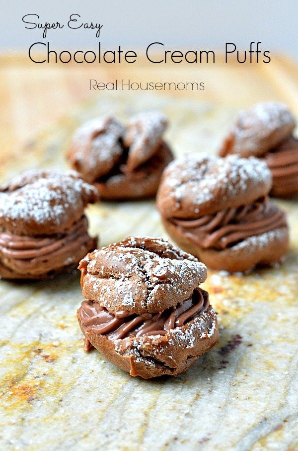 Chocolate Cream Puffs