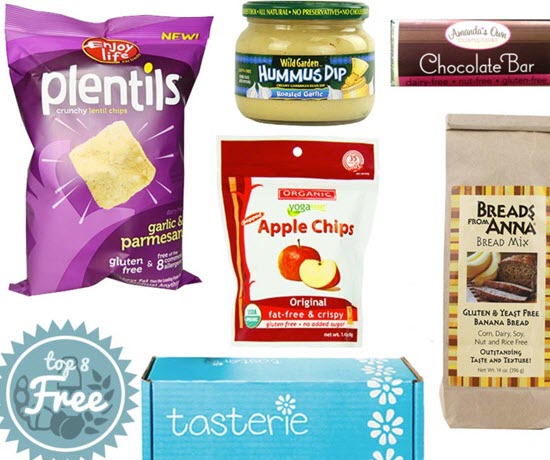 A selection of allergen free snacks