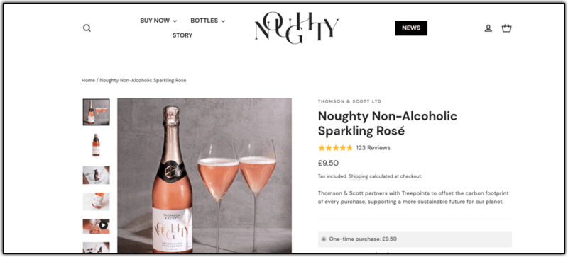 Thomson Scott Noughty Sparkling Rosé