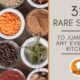 Different spices in bowls to represent rare spices to add to your kitchen.
