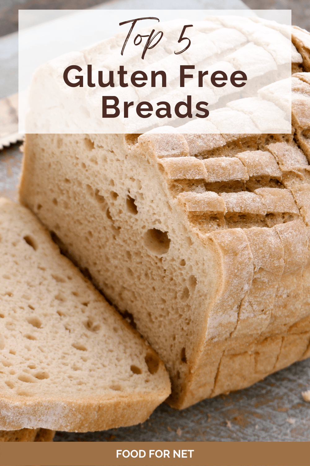 Bread that has been sliced on a table, looking at the best gluten free breads