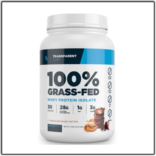 Transparent Labs 100% Grass-Fed Whey Protein Powder