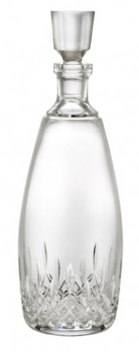 Waterford Lismore Essence Decanter | Food For Net Clear decanter with a crystallized base
