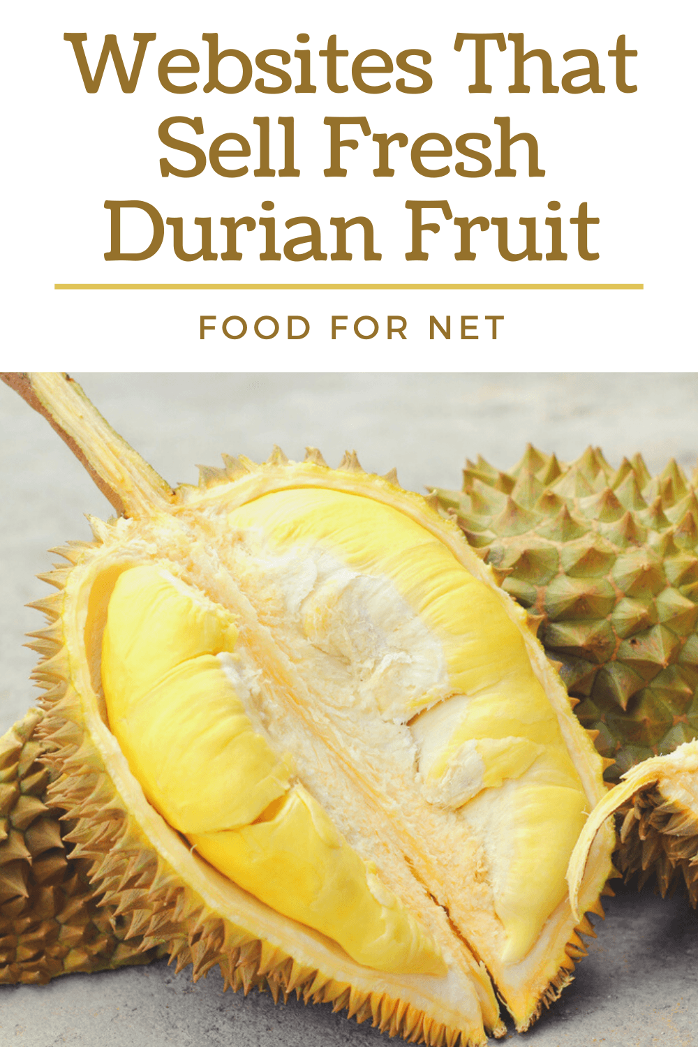 Buy Fresh Durian Fruit Online. A fresh durian fruit that has been sectioned so that the flesh is showing