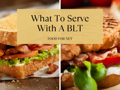 Two different types of fresh BLT sandwiches, looking at what to serve with a BLT