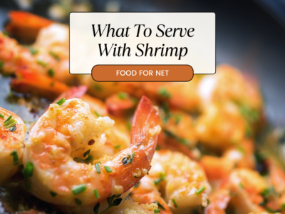 A close up image of cooked shrimp, highlighting the question of what to serve with shrimp