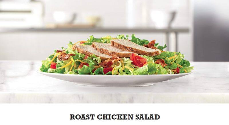 Arby's roast chicken salad 