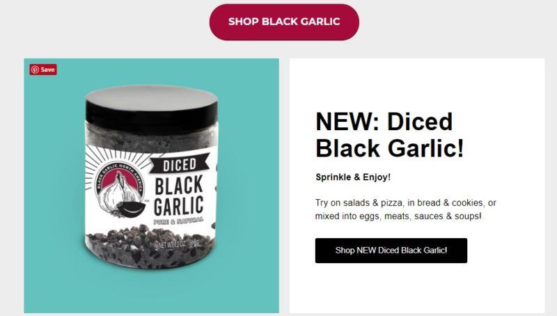 black garlic north america home page