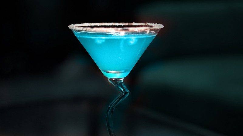 Blue Dolphin Martini