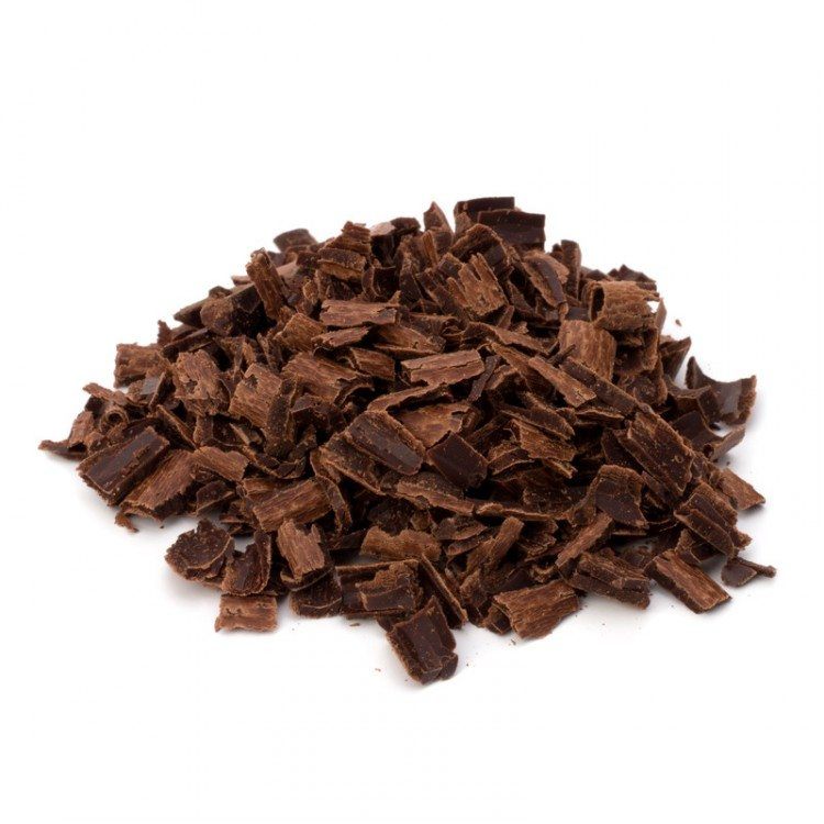 Shavings of chocolate