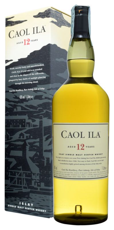 caol ila 12 bottle and box