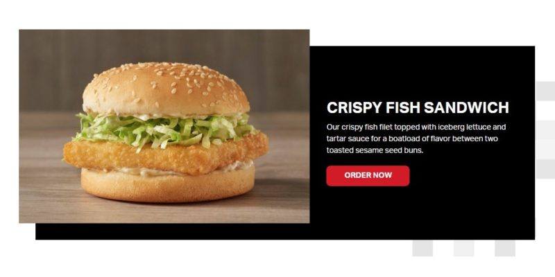 checkers crispy fish sandwich 