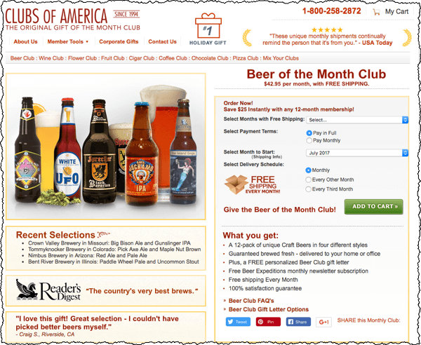 clubs-of-american-craft-beer-club-website