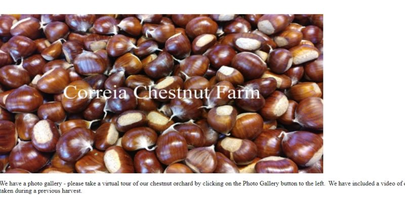 correia chestnut farm home page