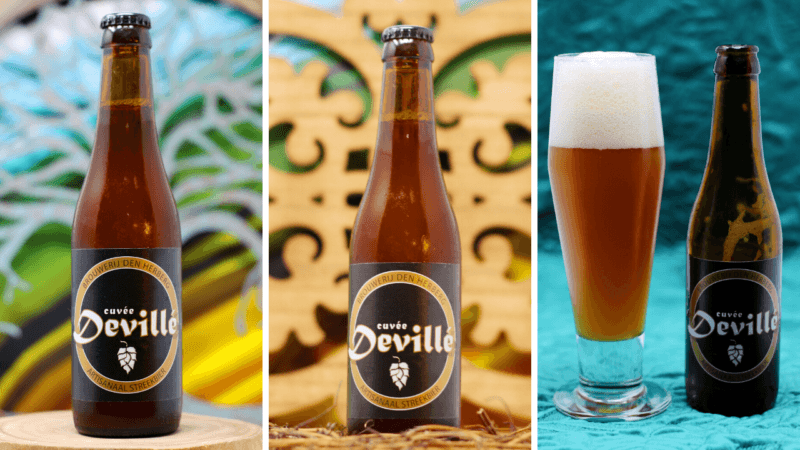 cuvee deville 3 versions belgian beer photographs