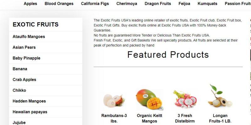 exotic fruits usa home page