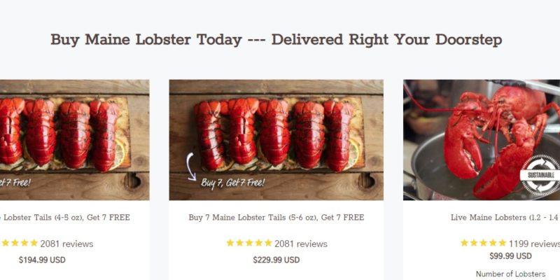 get maine lobster home page