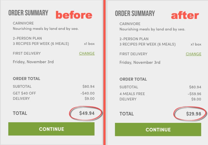 green-chef-order-total-including-discount-two-versions