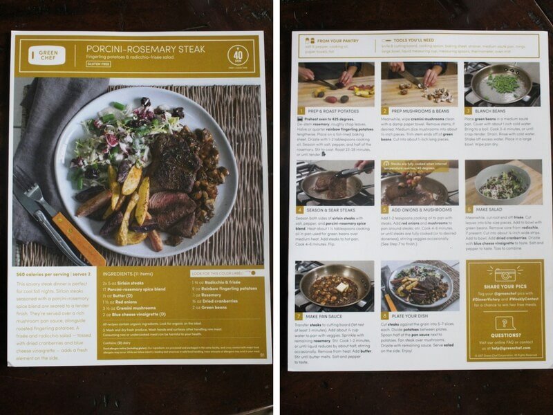 green-chef-recipe-cards-front-back-picture-of-recipe-and-instructions