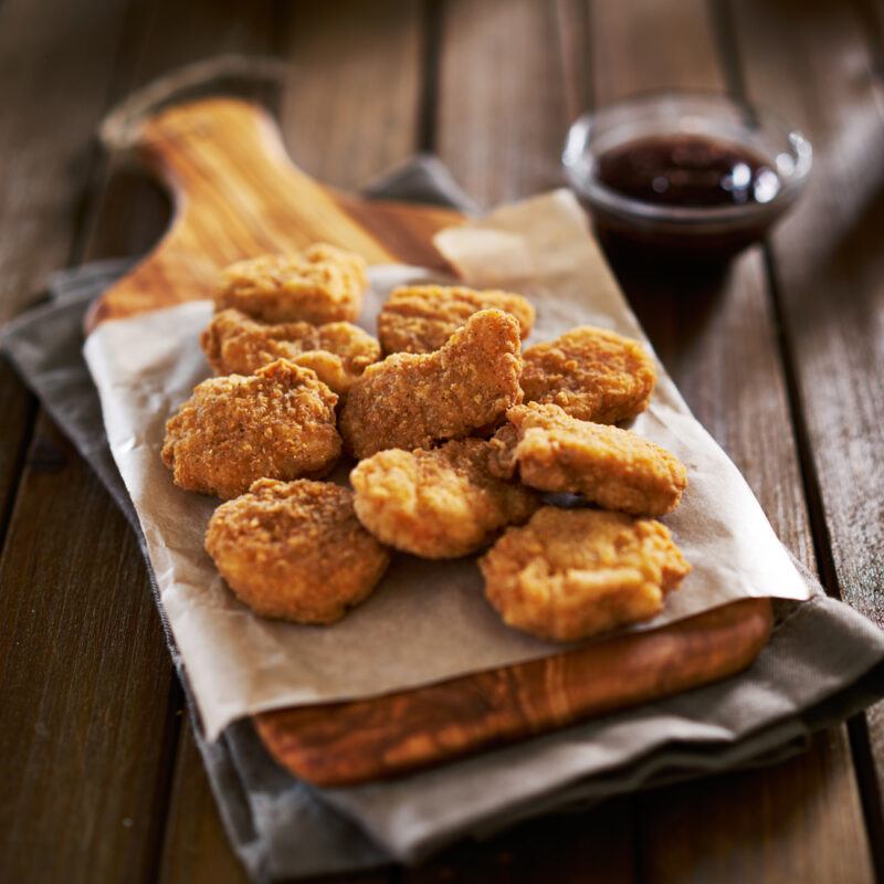 homemade plant based chicken nuggets