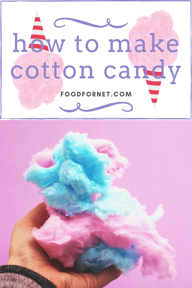 blue and pink cotton candy