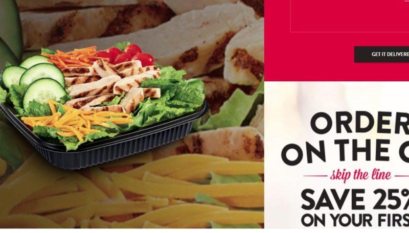 jack in the box grilled chicken salad 