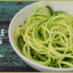 Bowl of zoodles to illustrate keto zoodle recipes.