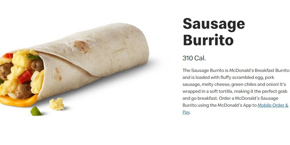 Best Fast Food Breakfast Burritos Food For Net