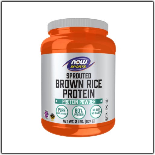 Now Sports Sprouted Rice Protein Powder 