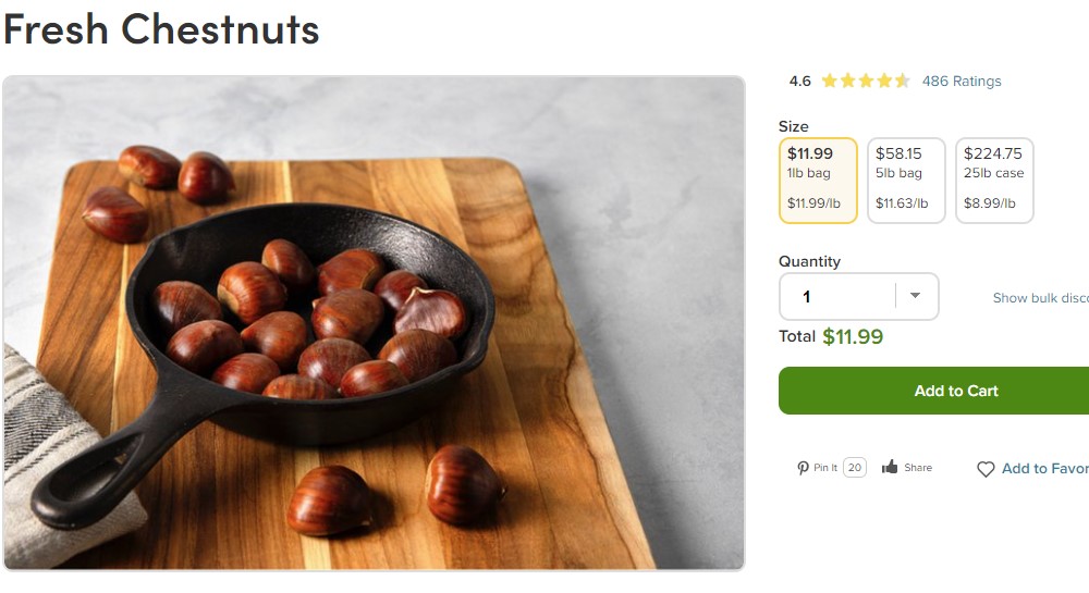 Buy Fresh Chestnuts Online From These 7 sites Food For Net