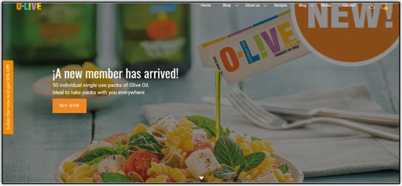 o-live and co home page