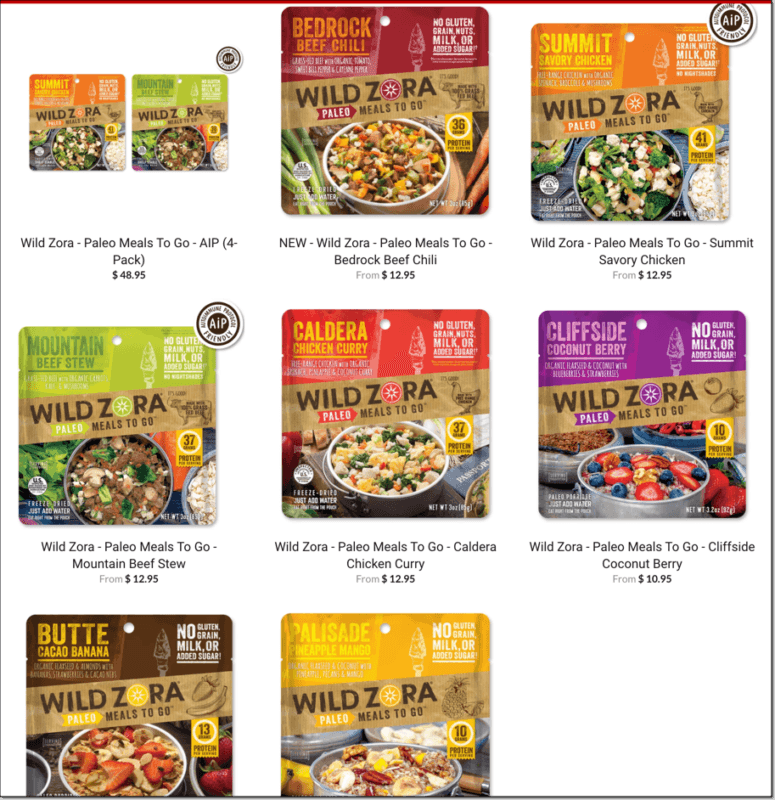 paleo meals to go wild zora | Food For Net wild zora meals screenshot
