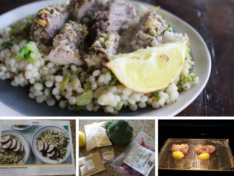 Image of pearl couscous with pork loin final recipe photo