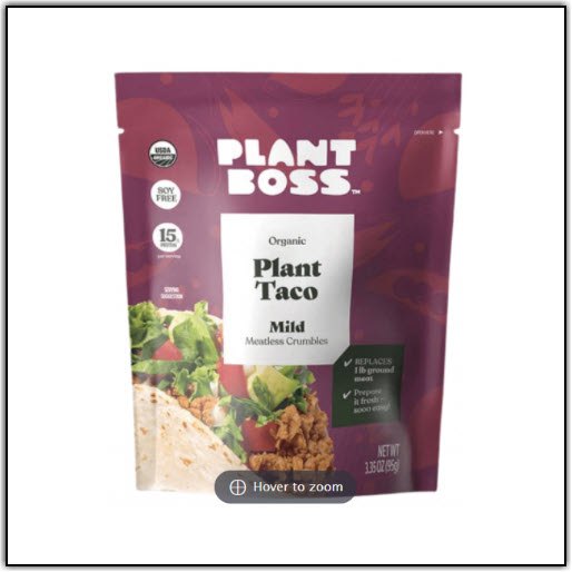 plant boss organic taco meat