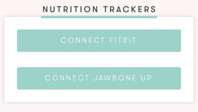 platejoy-nutrition-tracking | Food For Net option to connect fitbit for tracking calories with platejoy