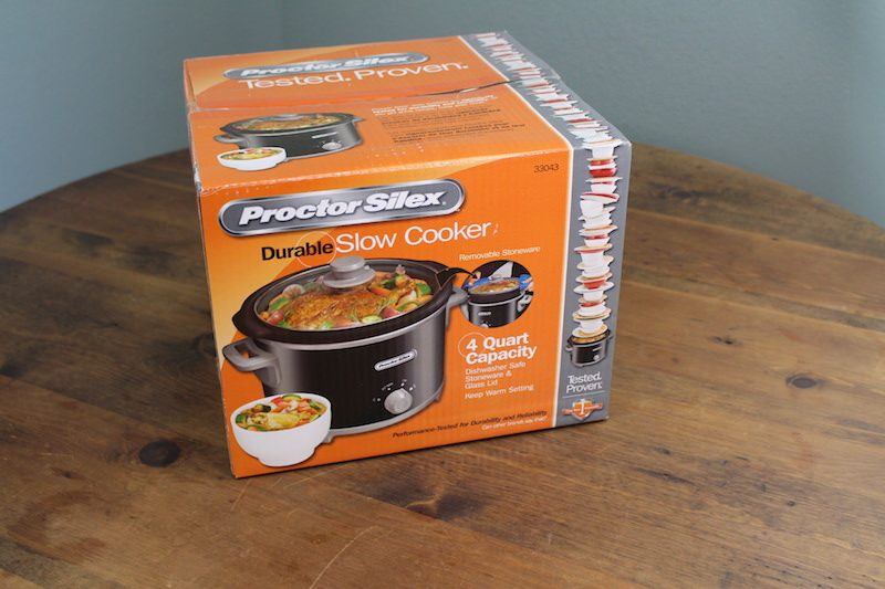 proctor silex 4 qt slow cooker