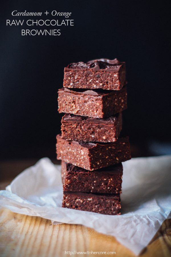 Cardamom and Orange Chocolate Brownies