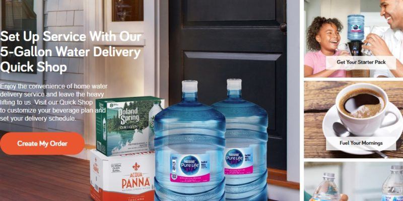 ready refresh water delivery service page