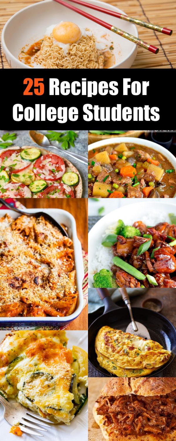 25 Recipes For College Students That Won't Break Your Budget | Food For Net