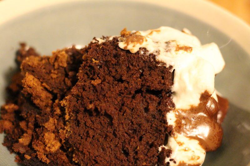 Slow Cooker Gooey S More Brownies