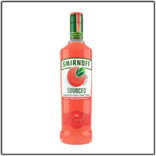 Smirnoff Sourced Red Ruby Grapefruit