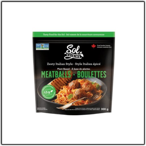 Sol Cuisine Plant-Based Meatballs