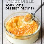 small desserts in jars to illustrate sous vide dessert recipes