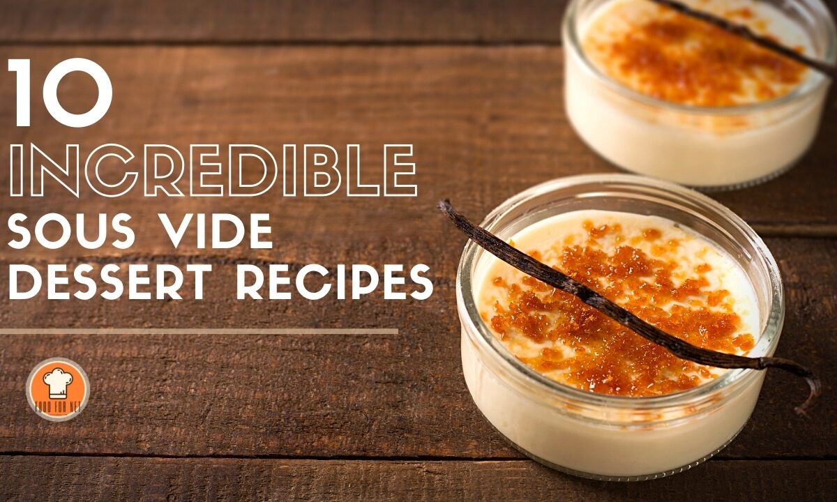 small desserts in jars to illustrate sous vide dessert recipes