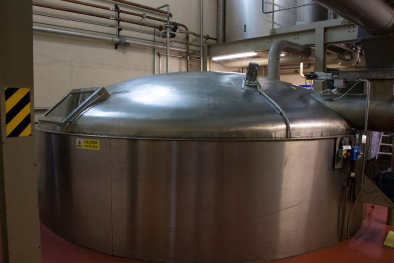 steel whiskey vat at the lagavulin distillery